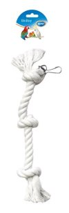 Hračka pták bavl. Lano s uzly Duvo+ 2 x 38 cm - VÝPRODEJ