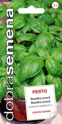 Dobrá semena Bazalka pravá - Pesto, typ Genovese 0,3g - VÝPRODEJ