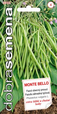 Dobrá semena Fazol tyčkový - Monte Bello 7g - VÝPRODEJ