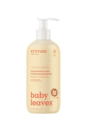 Dětské tělové mýdlo a šampon s vůní hruškové šťávy Baby Leaves (Shampoo & Body Wash) 473 ml - VÝPRODEJ