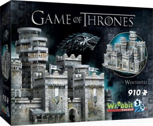 WREBBIT 3D 3D puzzle Hra o trůny: Winterfell 910 dílků - VÝPRODEJ