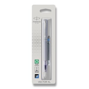 Plnicí pero Parker Vektor XL Blue, hrot M, blistr - VÝPRODEJ