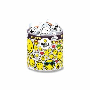 Razítka Stampo Smiley - Smajlíci, 38 ks - VÝPRODEJ