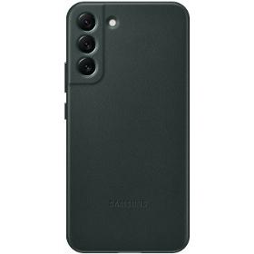 SAMSUNG Leather Cover S22+ Green - VÝPRODEJ