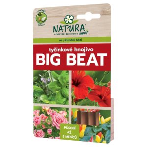 Hnojivo NATURA tyčinkové Big Beat (12ks) - VÝPRODEJ