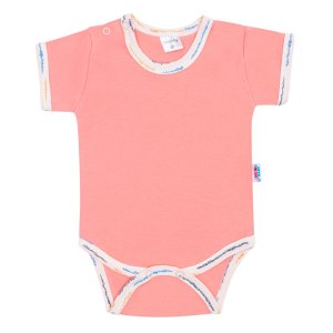 Kojenecké bavlněné body s krátkým rukávem New Baby Summertime holka - 86 (12-18m) - VÝPRODEJ