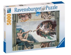 RAVENSBURGER Puzzle Stvoření Adama 5000 dílků - VÝPRODEJ