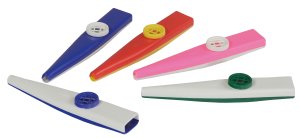 Kazoo plast 12cm - mix variant či barev - VÝPRODEJ