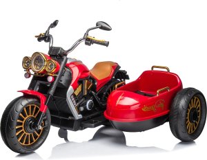 CHIPOLINO Elektrická motorka DUO TRON Red - VÝPRODEJ