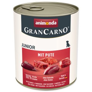Konzerva Animonda Gran Carno Junior s krůtím 800g - VÝPRODEJ