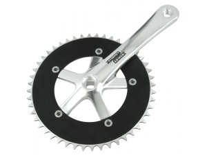 Kliky Sturmey-Archer FCT28 1x1 48z 170mm stříbrné - VÝPRODEJ