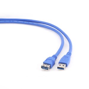 GEMBIRD Kabel USB A-A 1,8m 3.0 prodlužovací, modrý - VÝPRODEJ