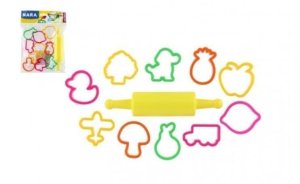 Vykrajovátka NARA na modelínu s válečkem - VÝPRODEJ