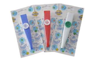 Kazoo plast 12cm - mix variant či barev - VÝPRODEJ