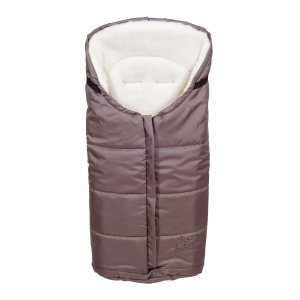 Nepromokavý fusak Iceland wool se zapínáním vpředu, ovčí vlna, čokoládový, Cuculo