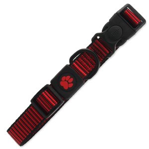 Obojek Active Dog Strong L červený 2,5x45-68cm - VÝPRODEJ