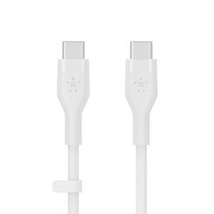 Belkin kabel USB-C na USB-C 2M, bilý - VÝPRODEJ