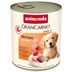 Konzerva Animonda Gran Carno Junior s krůtím 800g - VÝPRODEJ