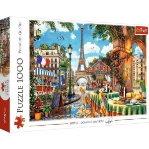 Trefl Puzzle Dominic Davison - Ráno v Paříži / 1000 dílků - VÝPRODEJ