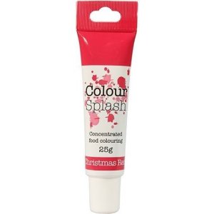 Gelová barva - Vánoční červená - 25 g - VÝPRODEJ