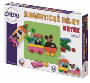 Magnetické dílky Krtek mini - VÝPRODEJ