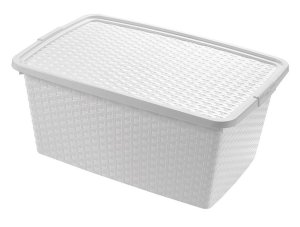 Plastový úložný box s víkem HEIDRUN 10l - VÝPRODEJ