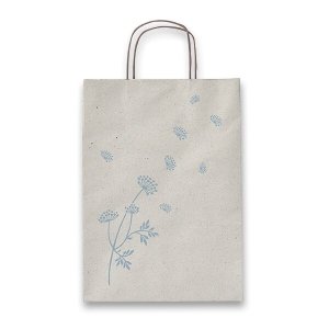 Dárková taška SADOCH Allegra Carta Erba, modrá - 180 x 80 x 210 mm - VÝPRODEJ
