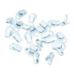 Skřipec záclonový kov. BÍ (25ks) - VÝPRODEJ