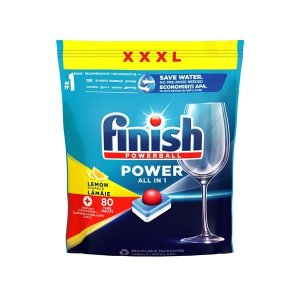 Tablety do myčky Finish power All in 1 lemon,80 ks - VÝPRODEJ