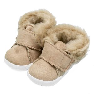 Kojenecké zimní semiškové capáčky New Baby 3-6 m světlo hnědé - 3- 6 m - VÝPRODEJ