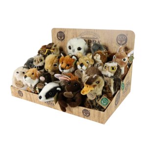 Displej exkluzivní plyš lesní zvířata ECO-FRIENDLY - VÝPRODEJ