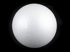 Koule Ø20 cm polystyren - bílá - VÝPRODEJ
