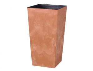Obal na květník URBI SQUARE BETON 2v1 plastový 33x33x61cm - VÝPRODEJ