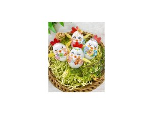 Sada k dekorování vajíček - kuřátka - VÝPRODEJ