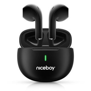 Sluchátka Niceboy HIVE Beans POP black - VÝPRODEJ