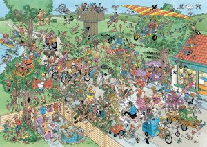 JUMBO Puzzle JvH Sledování ptactva 1000 dílků - VÝPRODEJ