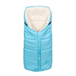 Nepromokavý fusak Iceland wool se zapínáním vpředu, ovčí vlna, světle tyrkysový, Cuculo