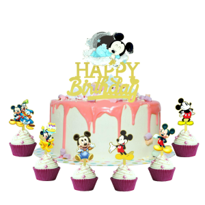Zápich do dortu Mickey 7ks - Cakesicq - VÝPRODEJ