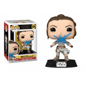Funko POP Star Wars: Episode 9 - Rey w/2 Light Sabers - VÝPRODEJ