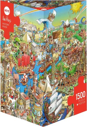 HEYE Puzzle Historická řeka 1500 dílků - VÝPRODEJ