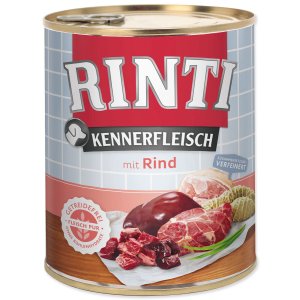 Konzerva Rinti Kennerfleisch Adult hovězí 800g - VÝPRODEJ