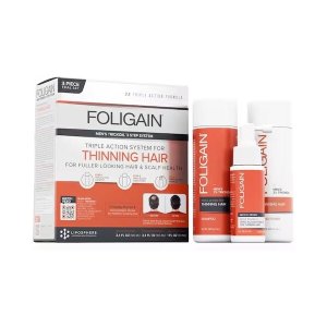 Cestovní sada přípravků proti padání vlasů pro muže Triple Action - VÝPRODEJ