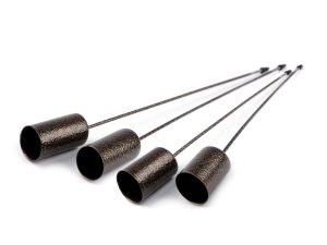 Bodce na svíčky Ø2,2 cm - bronzová tmavá (2 ks) - VÝPRODEJ