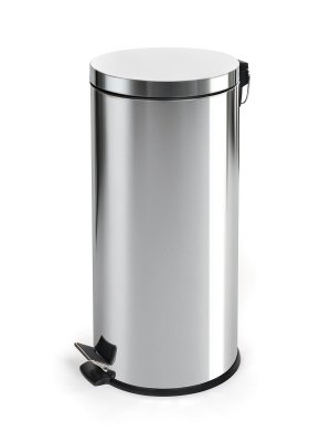 Koš odpadkový nášlapný TWIZ 30l kulatý nerez, s plastovou vložkou - VÝPRODEJ