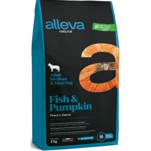 ALLEVA NATURAL Dog Dry Adult Fish&Pumpkin Medium/Maxi 2kg - VÝPRODEJ