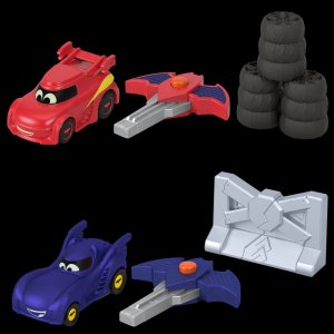 Fisher Price BATWHEELS VYSTŘELOVACÍ AUTO - mix variant či barev - VÝPRODEJ