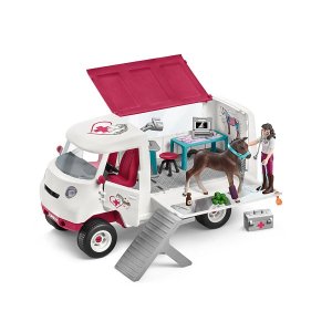 Mobilní veterinární klinika s klisnou a ošetřovatelem, new - VÝPRODEJ