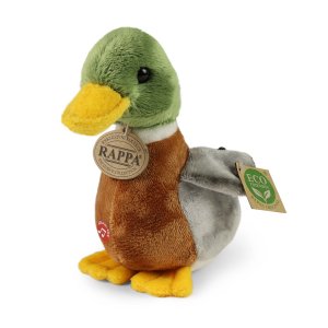 Plyšová kachna divoká se zvukem 21 cm ECO-FRIENDLY - VÝPRODEJ