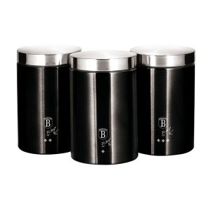Dóza na potraviny sada 3 ks Royal Black Collection BH-6296 - VÝPRODEJ