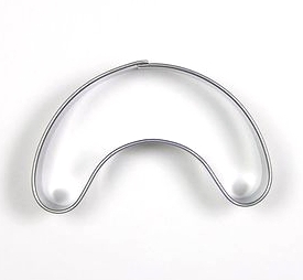 Vykrajovačka nerez rohlíček hladký 33x54mm CZ - VÝPRODEJ